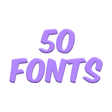 Icono de programa: Fonts for FlipFont 50 #25