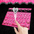 Icono de programa: Pink Heart Black Lace Key…