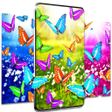 Icon of program: Butterflies live wallpape…