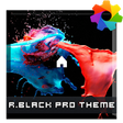 Icon of program: Black Xz Theme For Xperia