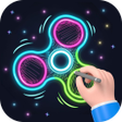 Icon of program: Fidget Spinner - Glow Art…