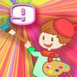 Coloring Book 9 - Painting the Ice Cream icon