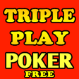 Icono de programa: Triple Play Poker - Free!