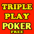 Icon of program: Triple Play Poker - Free!