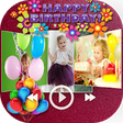 Icon of program: Happy Birthday Video Make…