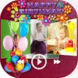 Icon of program: Happy Birthday Video Make…