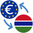 Icon of program: Euro to Gambian dalasi / …
