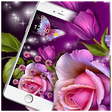 Icon of program: Rose Red Butterfly Theme