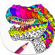 Icon of program: Adult Dinosaur Coloring P…