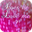 Icon of program: Does he love me?