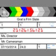 Icon of program: Grat's Film Slate/Clapboa…