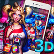 Icono de programa: 3D Joker Girl Launcher Th…