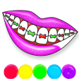 Icon of program: Rainbow Lips Coloring Boo…