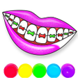 Icono de programa: Rainbow Lips Coloring Boo…