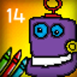 Icon of program: Coloring Book 14: Robots