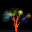 Fireworks Happy Holidays icon