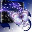 Purple Butterfly Keyboard icon