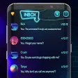 Icon of program: Dark Neon Messenger SMS T…