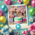 Icono de programa: Birthday Video Maker 2019