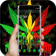 Icono de programa: Colorful Weed Smoke Neon …