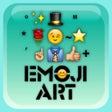 emoji 2 emoticon art free - premade MMS/SMS messages icon