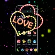 Icon of program: Sparkle Neon Love Heart T…