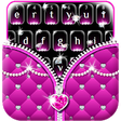 Icon of program: Pink Diamond zipper  keyb…