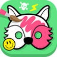 Boogis Mask Maker - Paint, Print, Play icon