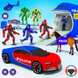Icono de programa: US Police Robot Car Trans…