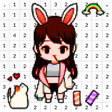 Icon of program: Coloring Unni Doll By Num…