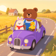 Animal Hop Match Bus Puzzle icon