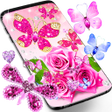 Icon of program: Diamond butterfly pink li…