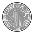 Icon of program: University Masonic Lodge …