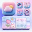 Icon of program: ThemeGlow: Widgets App I…