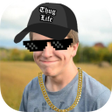 Icon of program: Thug life photo sticker m…
