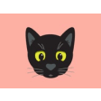 Icon of program: Black Kitty Sticker Pack