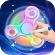 Icon of program: Glow Finger Spinner: Fun …