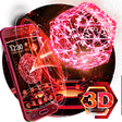Neon Tech Pentagon 3D Theme icon