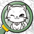 Icono de programa: Find Hidden Cats  Puzzle …