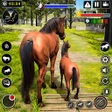 Icono de programa: Wild Horse Family Simulat…