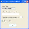 Icon of program: Easy Picture Renamer