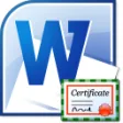 Icon of program: MS Word Award Certificate…