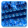 Icon of program: Blue Fire Flame Keyboard …