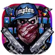 Icon of program: Graffiti Skull Keyboard T…