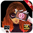 Icon of program: Noir Wallpapers HD : Lady