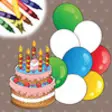 Icon of program: Birthday Coloring Book!
