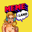 Icon of program: Meme Land - funny video m…