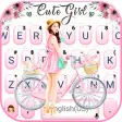 Icon of program: Floral Bicycle Girl Keybo…