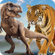 Icono de programa: Tiger Vs Dinosaur - Wild …