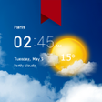 Icon of program: Transparent clock weather…
